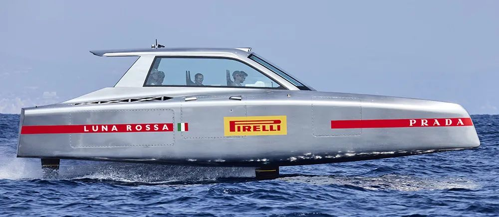 The Groundbreaking Hydrogen-Powered Hydrofoil Chase Boat from Luna Rossa Unveiled for the 37th America's Cup