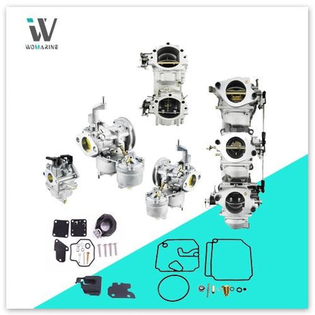Supply High Quality Outboard carburetor and repair kits replace YAMAHA SUZUKI MERCURY VOLVO OMC HONDA TOHATSU.