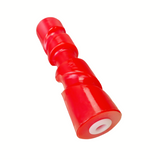 12 Inch Self Centering Keel Roller Red by 5/8 Inch Shaft